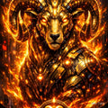Aries Cyberpunk – Golden Fire Ram